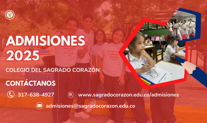 Admisiones 2025 Colegio del Sagrado Corazon Corazonista Sagradopuerto