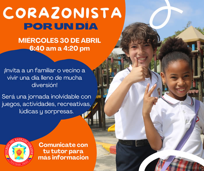 CORAZONISTA POR UN DÍA ABRIL 2025